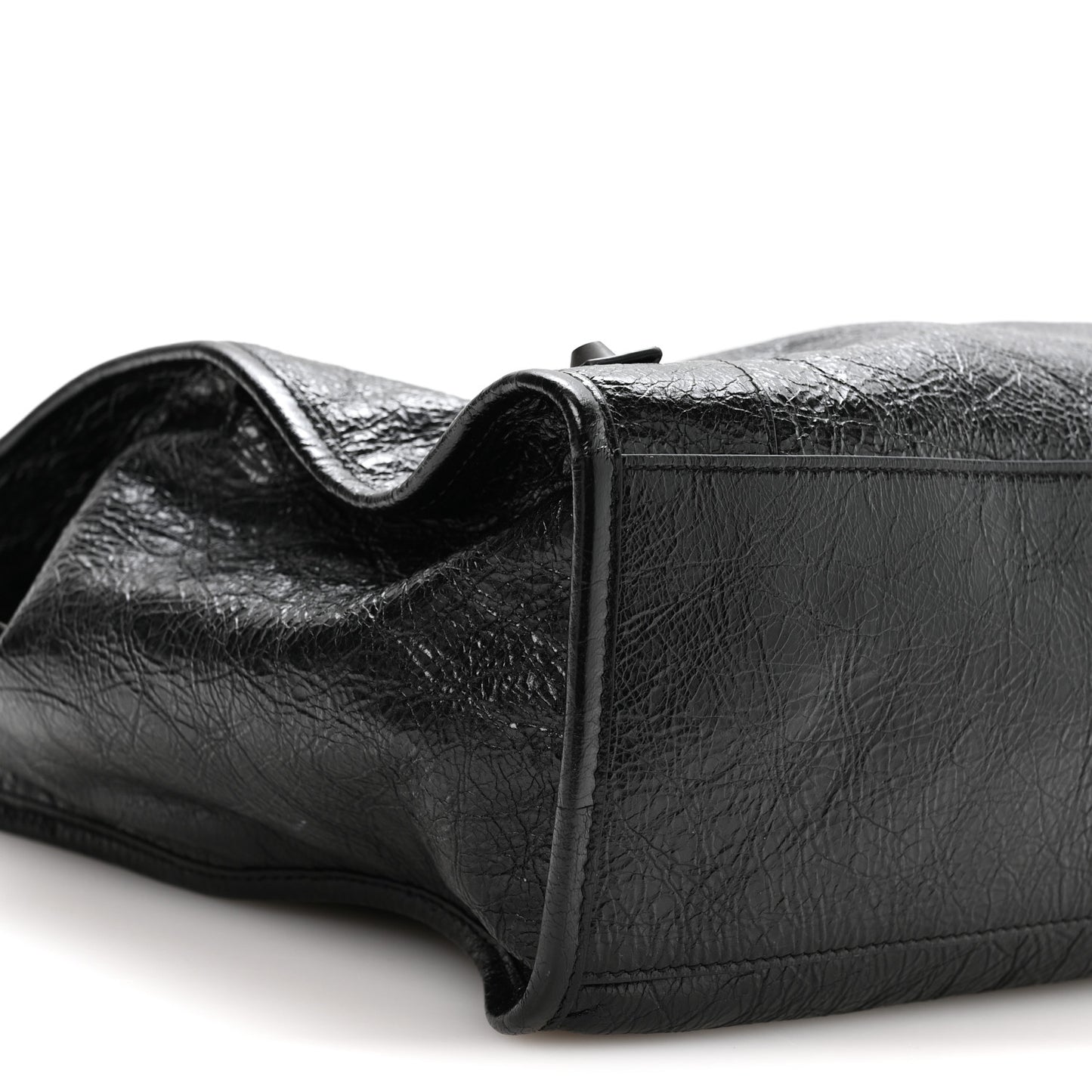 Agneau Arena Classic Hardware Medium Le City Tote Black