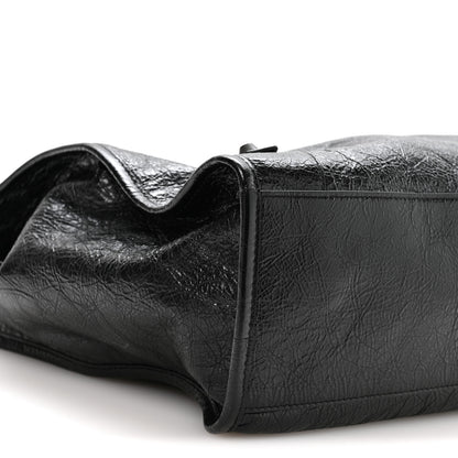 Balenciaga Agneau Arena Classic Hardware Medium Le City Tote Black 9 of 10