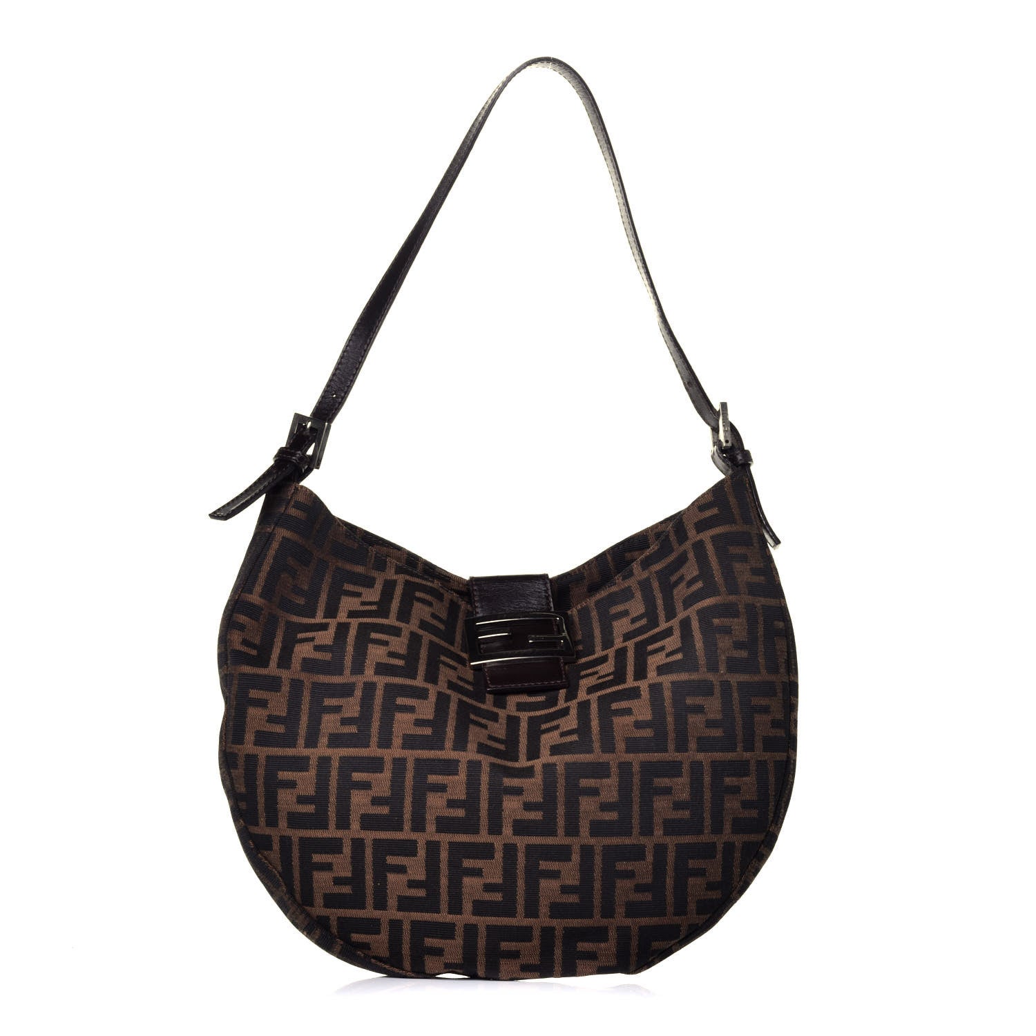 Fendi Zucca Hobo Tobacco 1 of 8