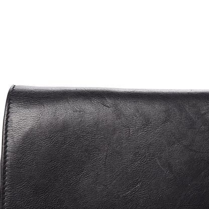 Gucci Calfskin Ribot Horse-Heads Clutch Black 14 of 18