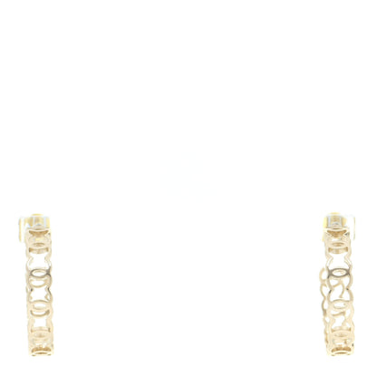 Chanel Metal CC Hoop Earrings Gold 1 of 5
