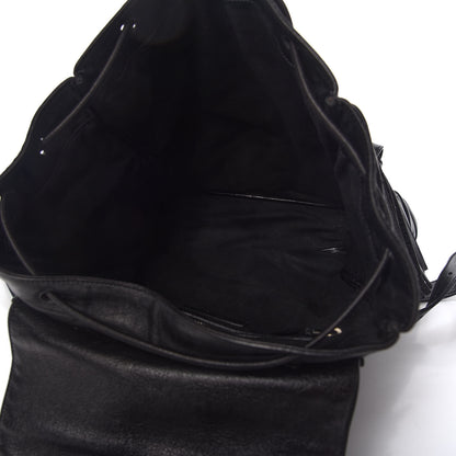Saint Laurent Calfskin Fringe Festival Backpack Black 5 of 11