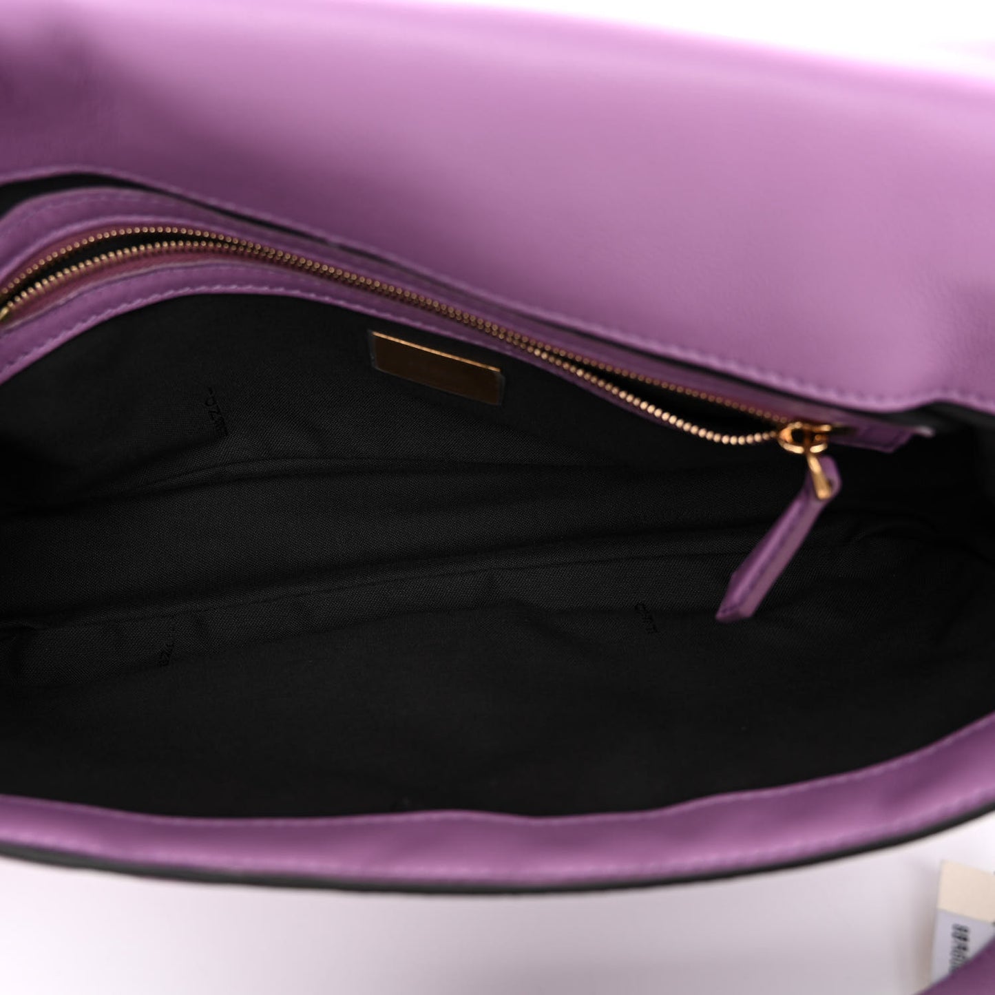 Nappa FF 1974 Embossed Baguette Agapanto