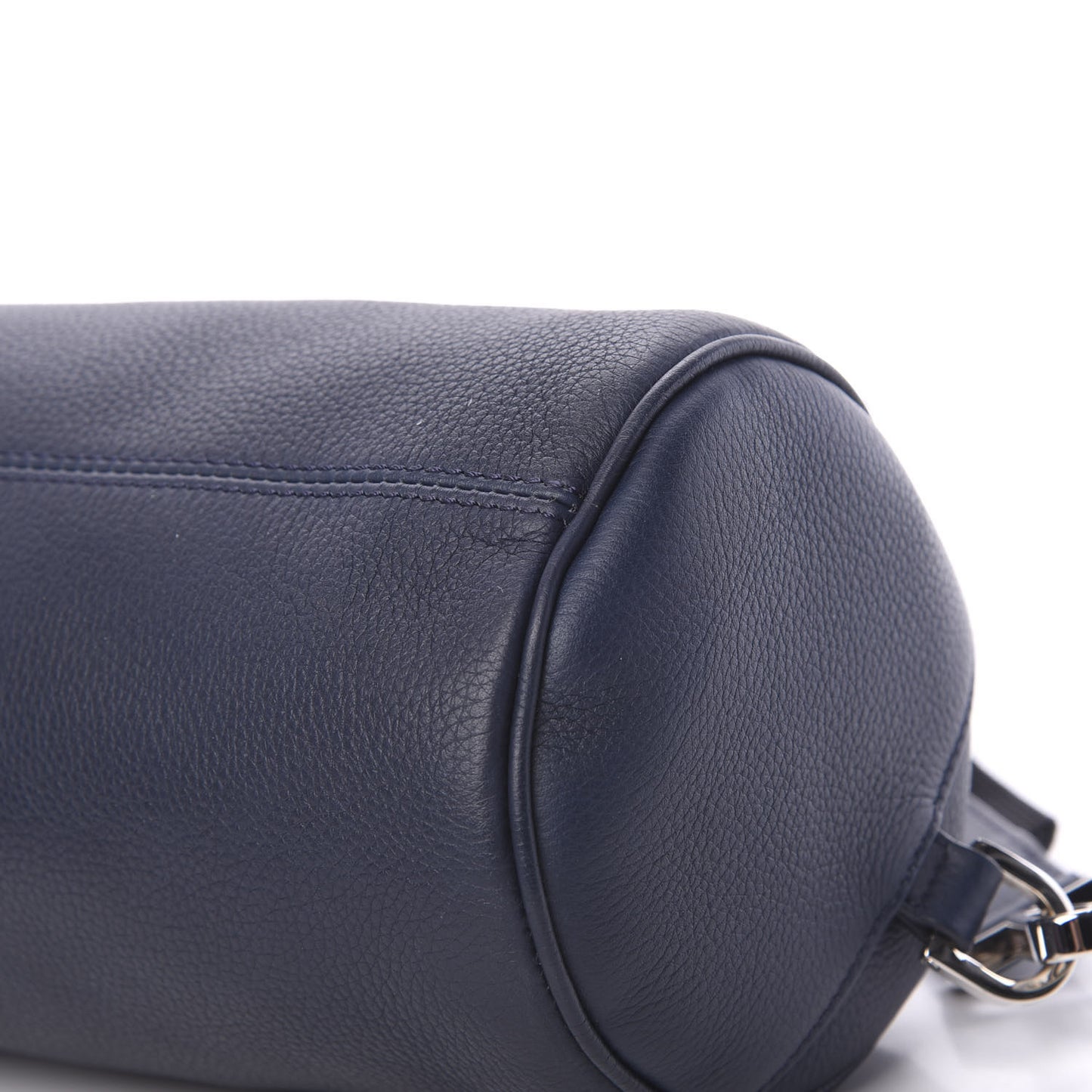 HOMME Grained Calfskin Mens Roller Pouch Navy Blue