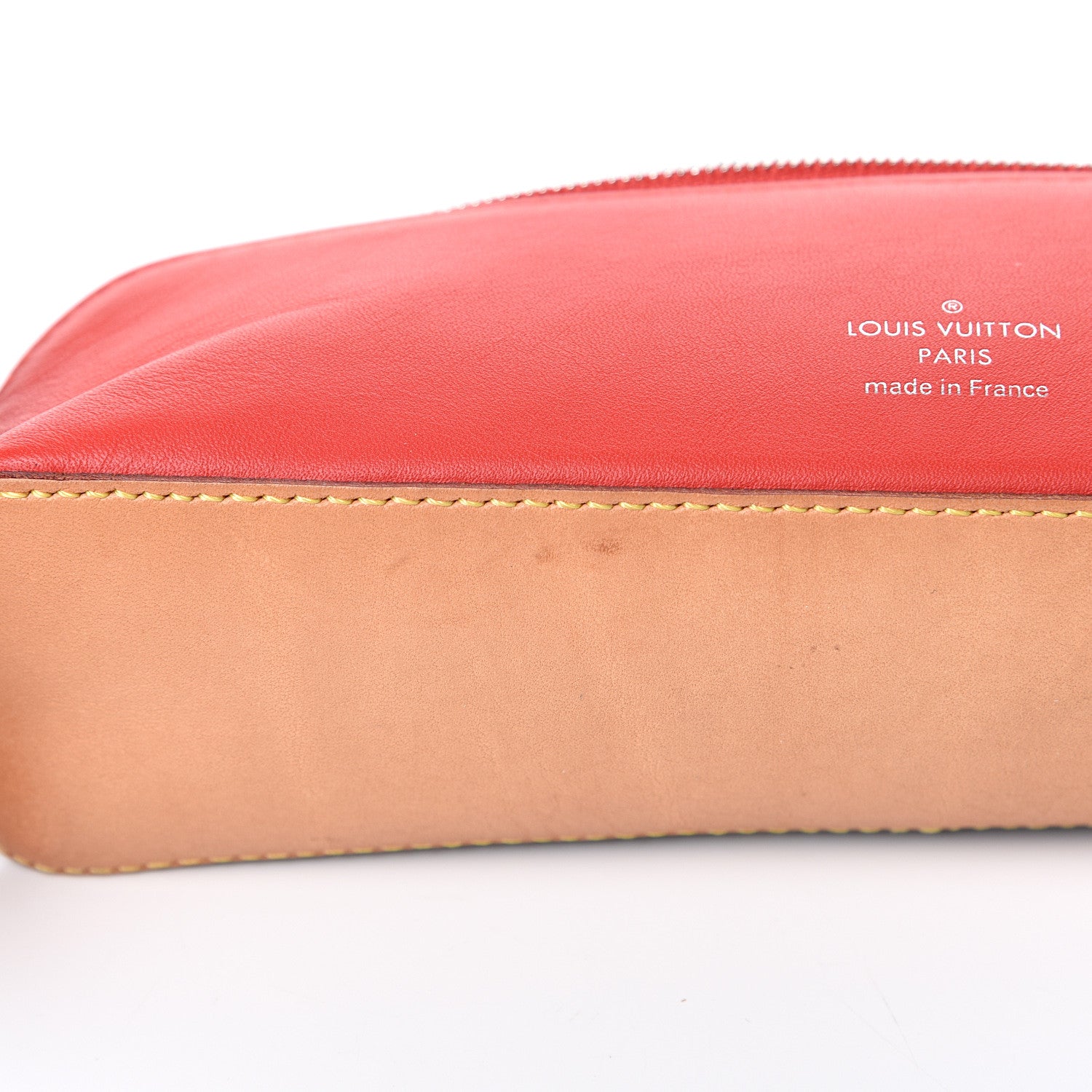 Louis Vuitton Monogram Elizabeth Pencil Pouch Red 7 of 10