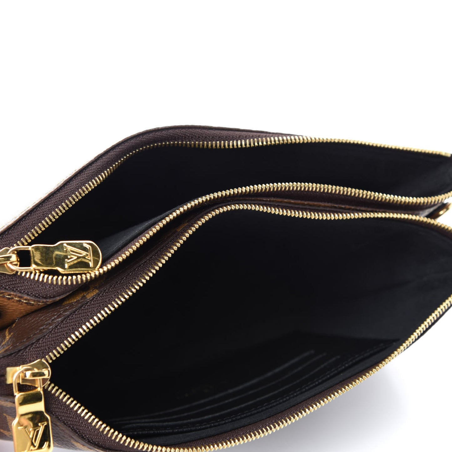 Reverse Monogram Giant Double Zip Pochette