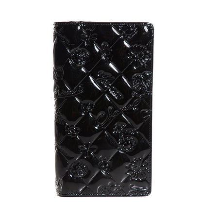 Chanel Patent Calfskin Lucky Symbols Yen Wallet Black 1 of 8