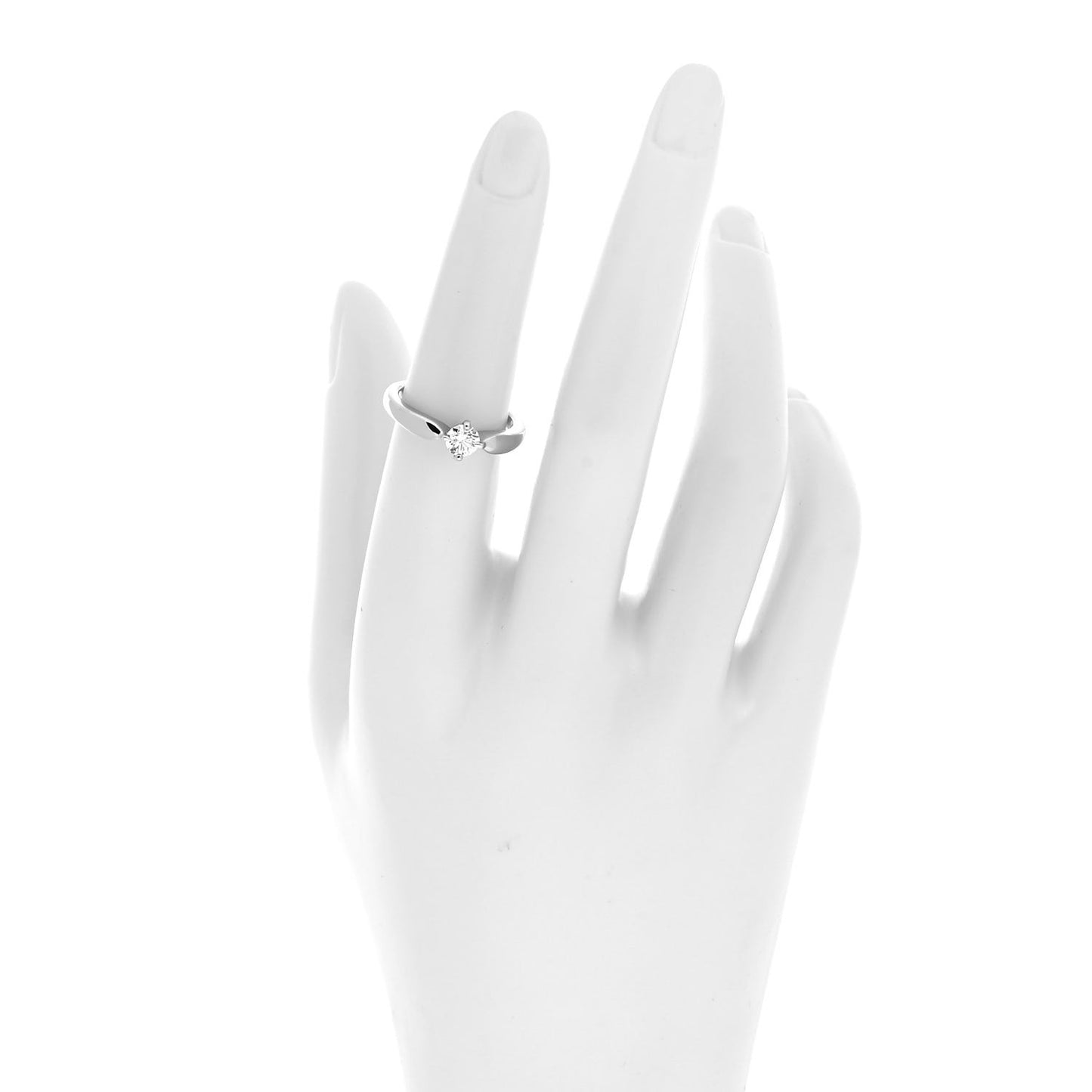Platinum Diamond .40ct Dedicata a Venezia Solitaire Engagement Ring 52 6