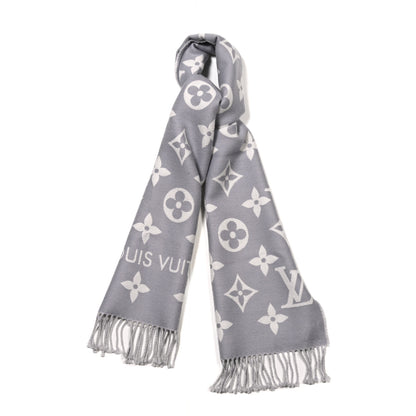 Louis Vuitton Wool Monogram LV Essential Scarf Gris Clair 1 of 3