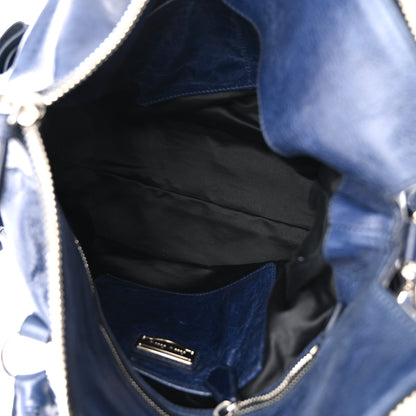 Miu Miu Vitello Lux Bow Tote Bleuette 5 of 9