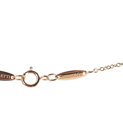 Tiffany 18K Yellow Gold Diamond .03ct Elsa Peretti Diamonds by the Yard Pendant Necklace 5 of 7