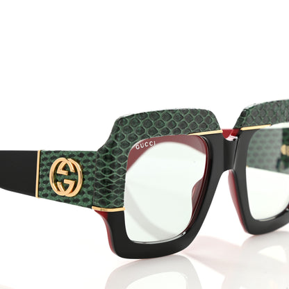 Gucci Snakeskin Acetate Square Sunglasses GG0484S Multicolor 4 of 8