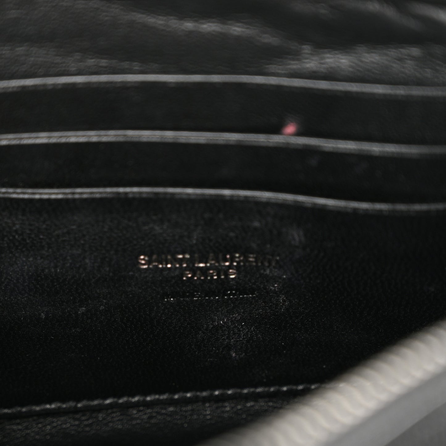 Grain De Poudre Matelasse Monochrome Monogram Mini Lou Camera Bag Black