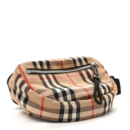 Burberry Nylon Vintage Check Small Cannon Bum Bag Archive Beige 3 of 8