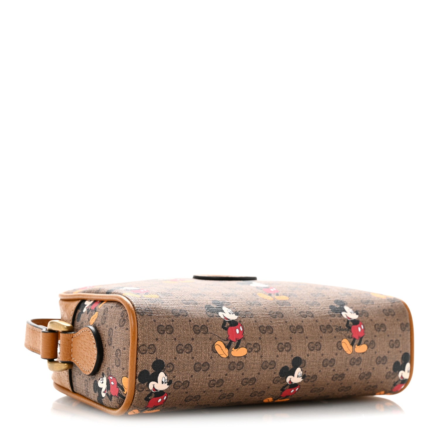 Gucci X DISNEY Mini Vintage GG Supreme Monogram Mickey Mouse Shoulder Bag  Beige Vintage Sun Oil 4 of 12