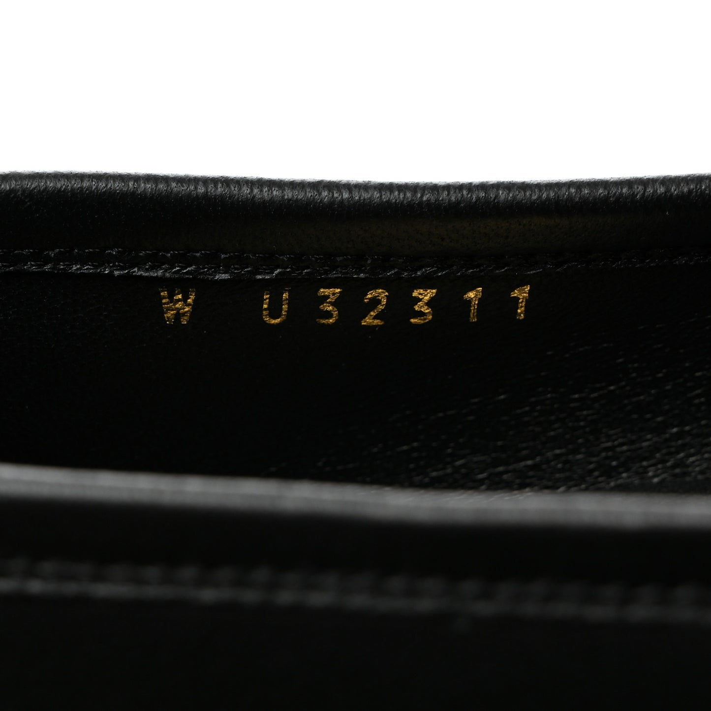 Calfskin Womens Stitched CC Loafers 39 Black