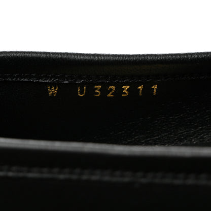 Chanel Calfskin Womens Stitched CC Loafers 39 Black 8 of 9