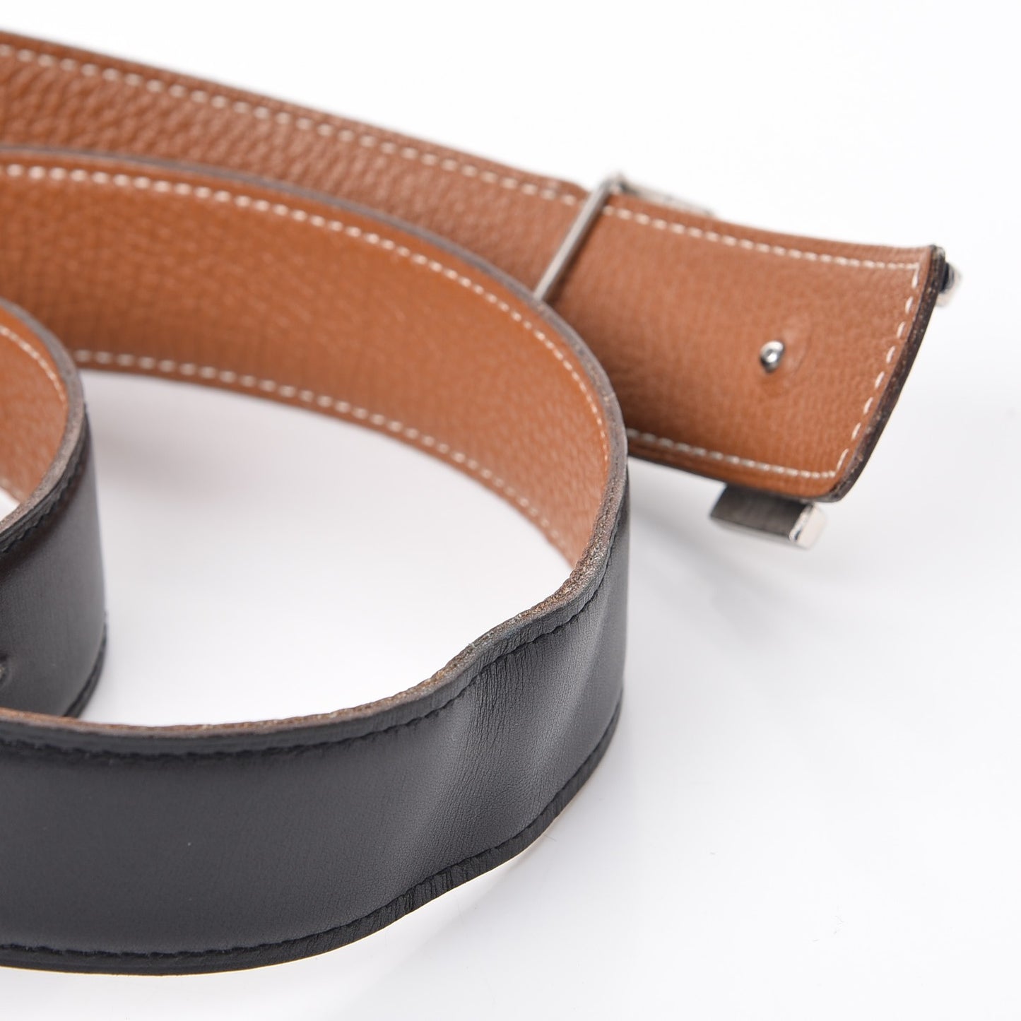 Togo Box 32mm H Belt 85 Gold Black