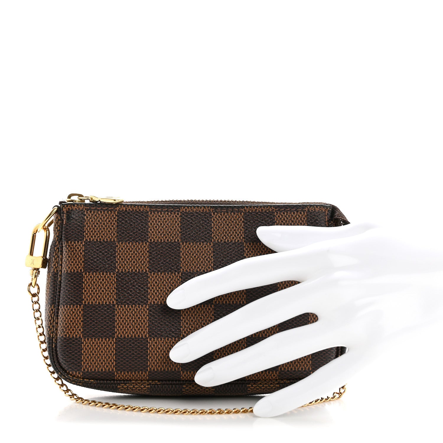 Louis Vuitton Damier Ebene Mini Pochette Accessories 2 of 7