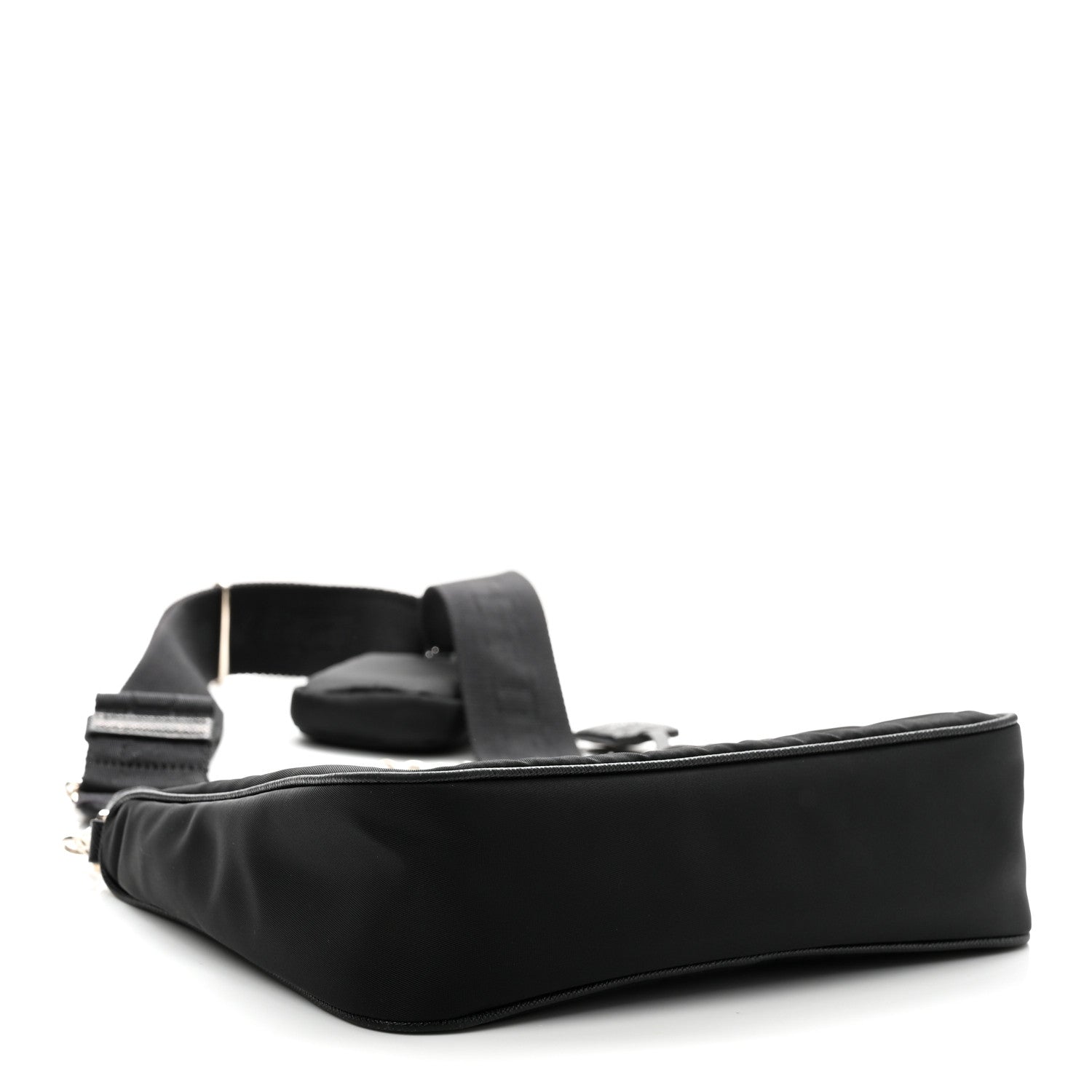 Prada Nylon Re-Edition 2005 Shoulder Bag Black Black 4 of 12
