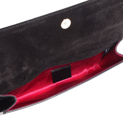 Gucci Patent Romy Clutch Black 5 of 7