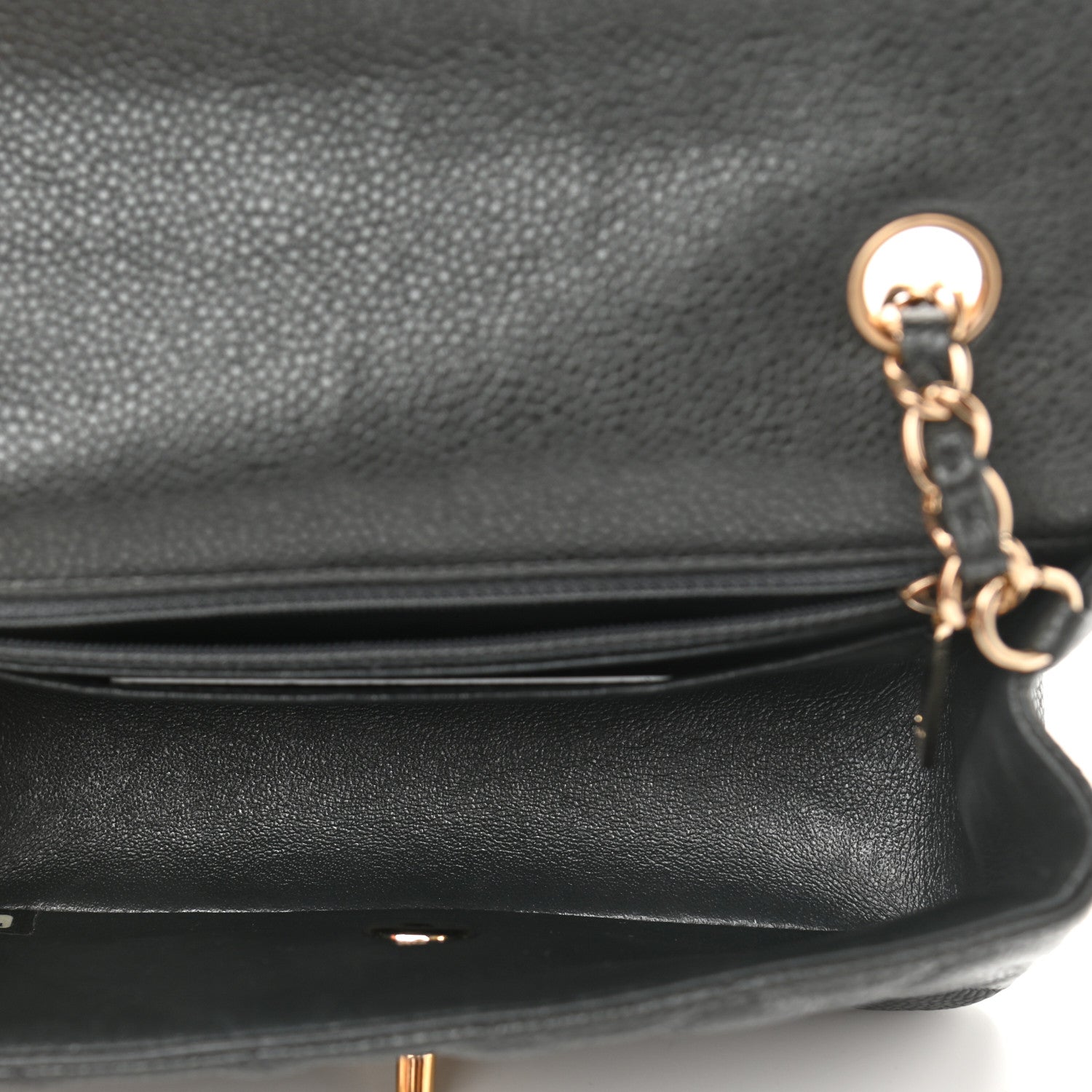 Chanel Caviar Quilted Mini Rectangular Flap Black 4 of 9