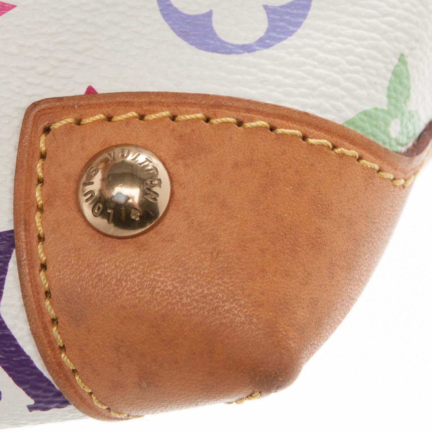 Louis Vuitton Monogram Multicolor Audra White 9 of 9