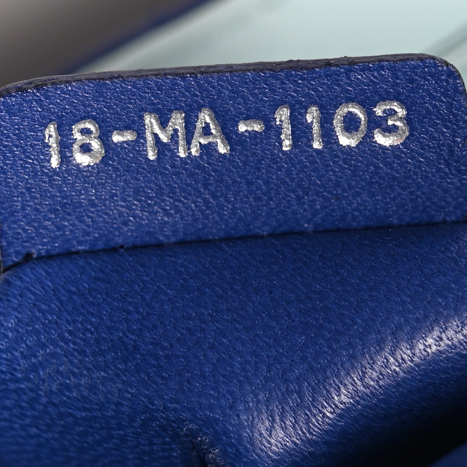 Christian Dior Lambskin Cannage Medium Miss Dior Flap Blue 7 of 10