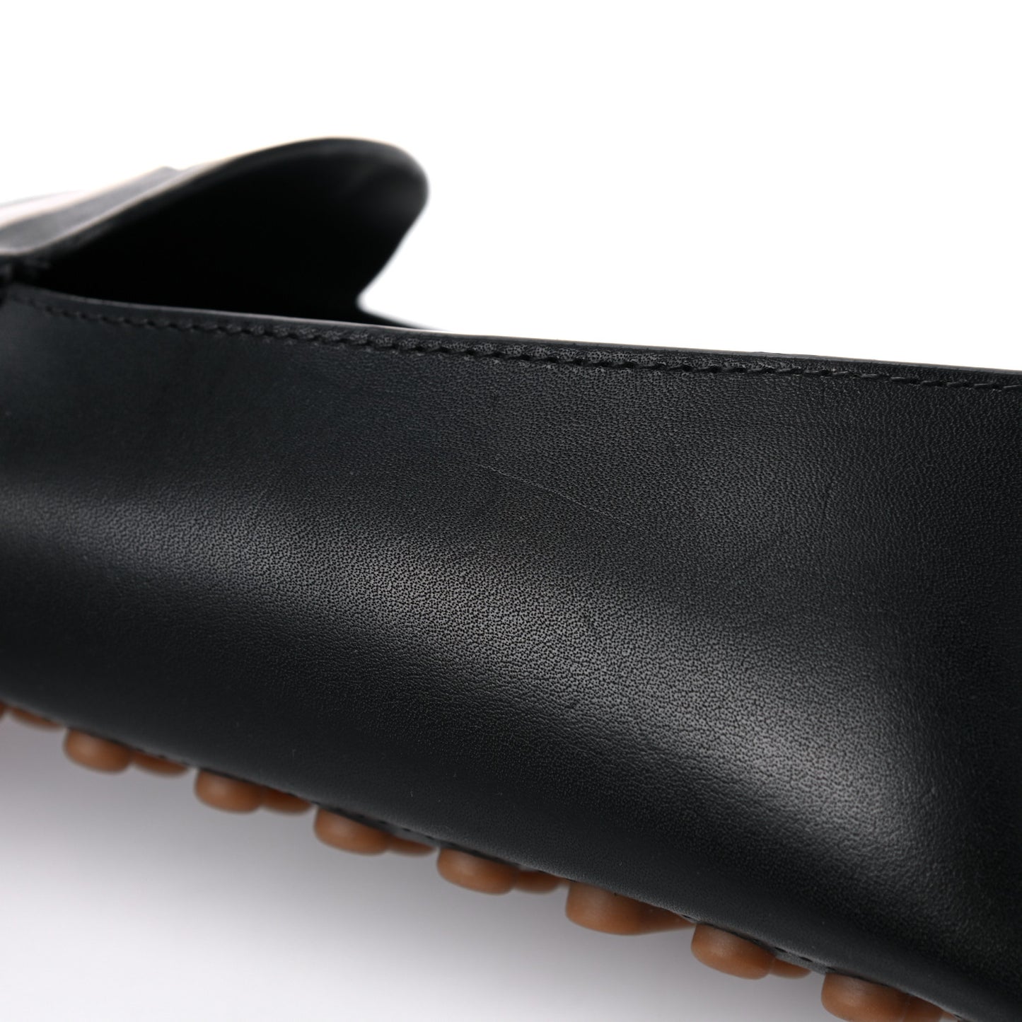 Nappa Intrecciato Driver Loafers 41 Black