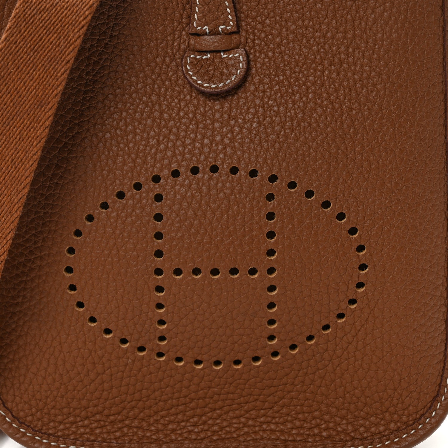 Hermes Taurillon Clemence Evelyne TPM Gold 7 of 12