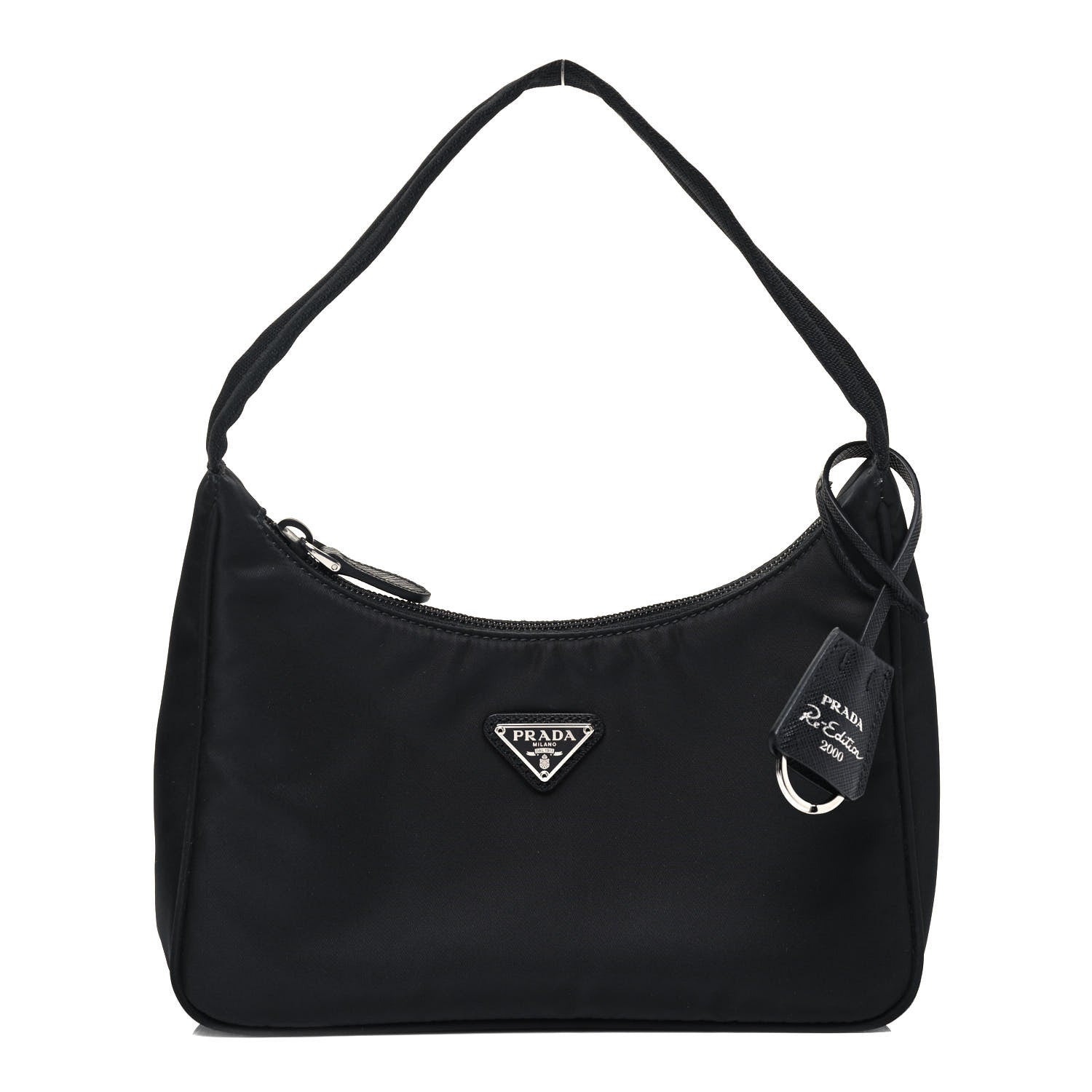 Prada Tessuto Nylon Mini Re-Edition 2000 Bag Black 1 of 9