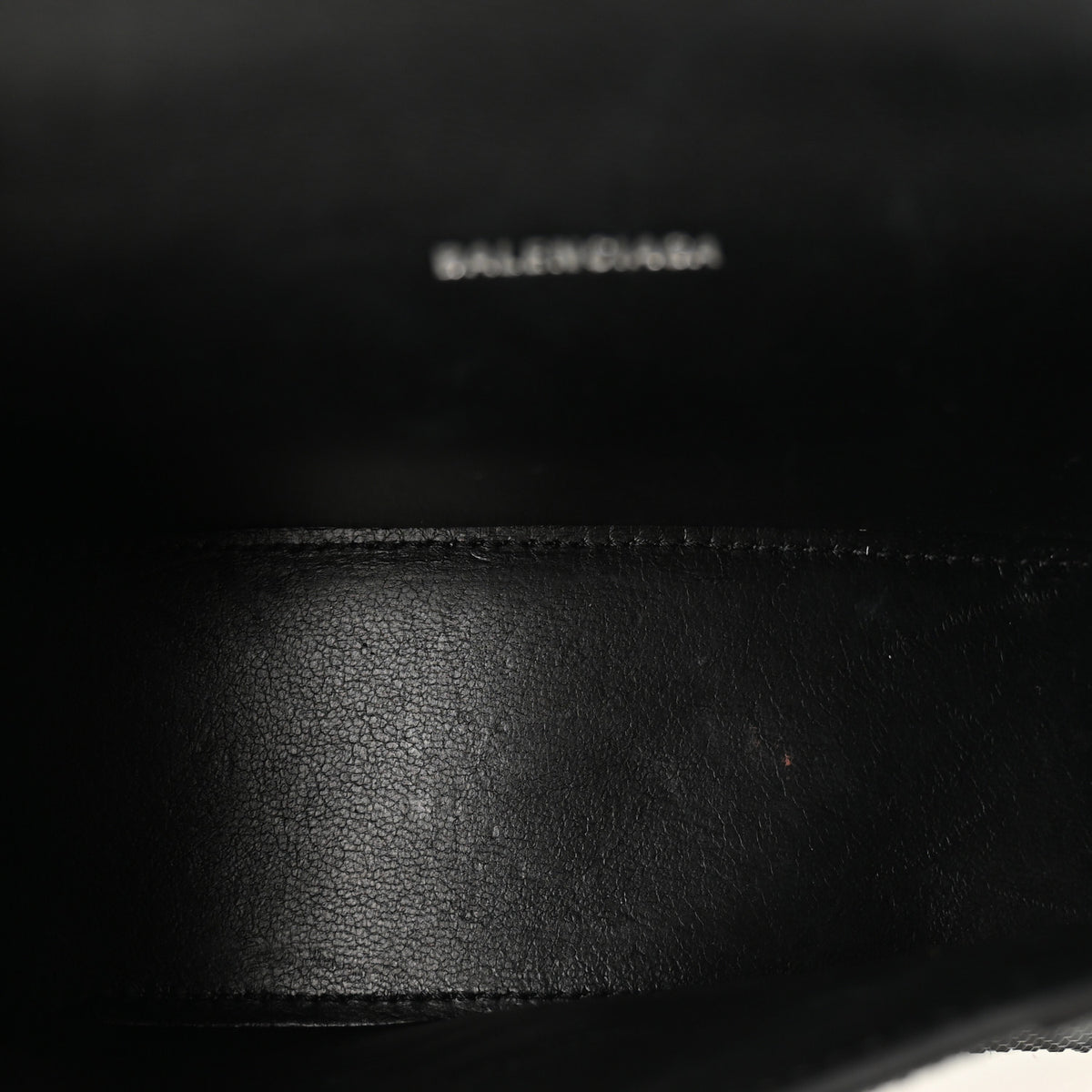 Strass Suede Hourglass Top Handle Bag XS Black Jet