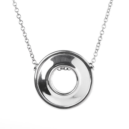 Tiffany Sterling Silver 18K Yellow Gold Paloma Picasso Magic Reversible Pendant Necklace 5 of 10