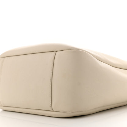Saint Laurent Smooth Calfskin Large Le 5 A 7 Soft Hobo Blanc Vintage 11 of 13