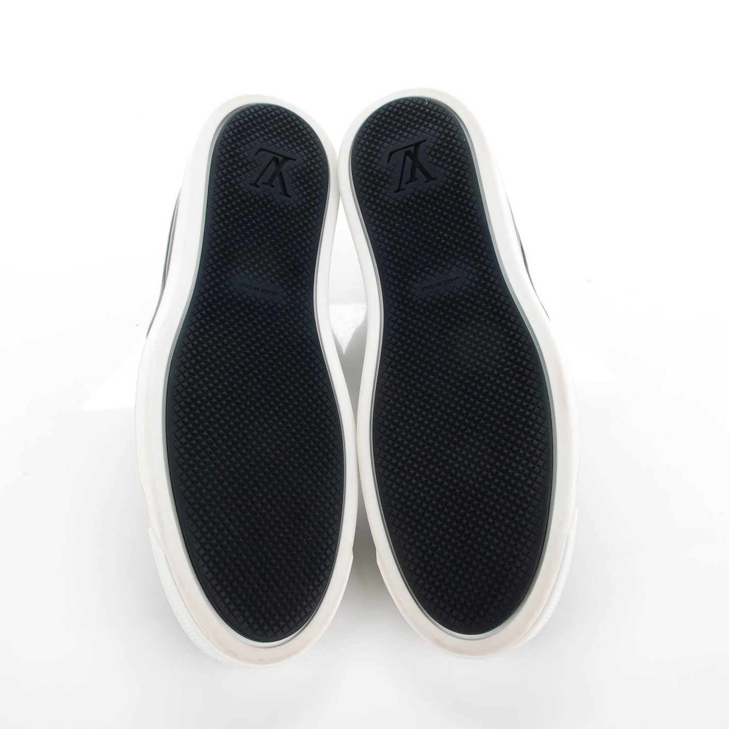 Denim Monogram Tempo Sneakers 37.5 Blue