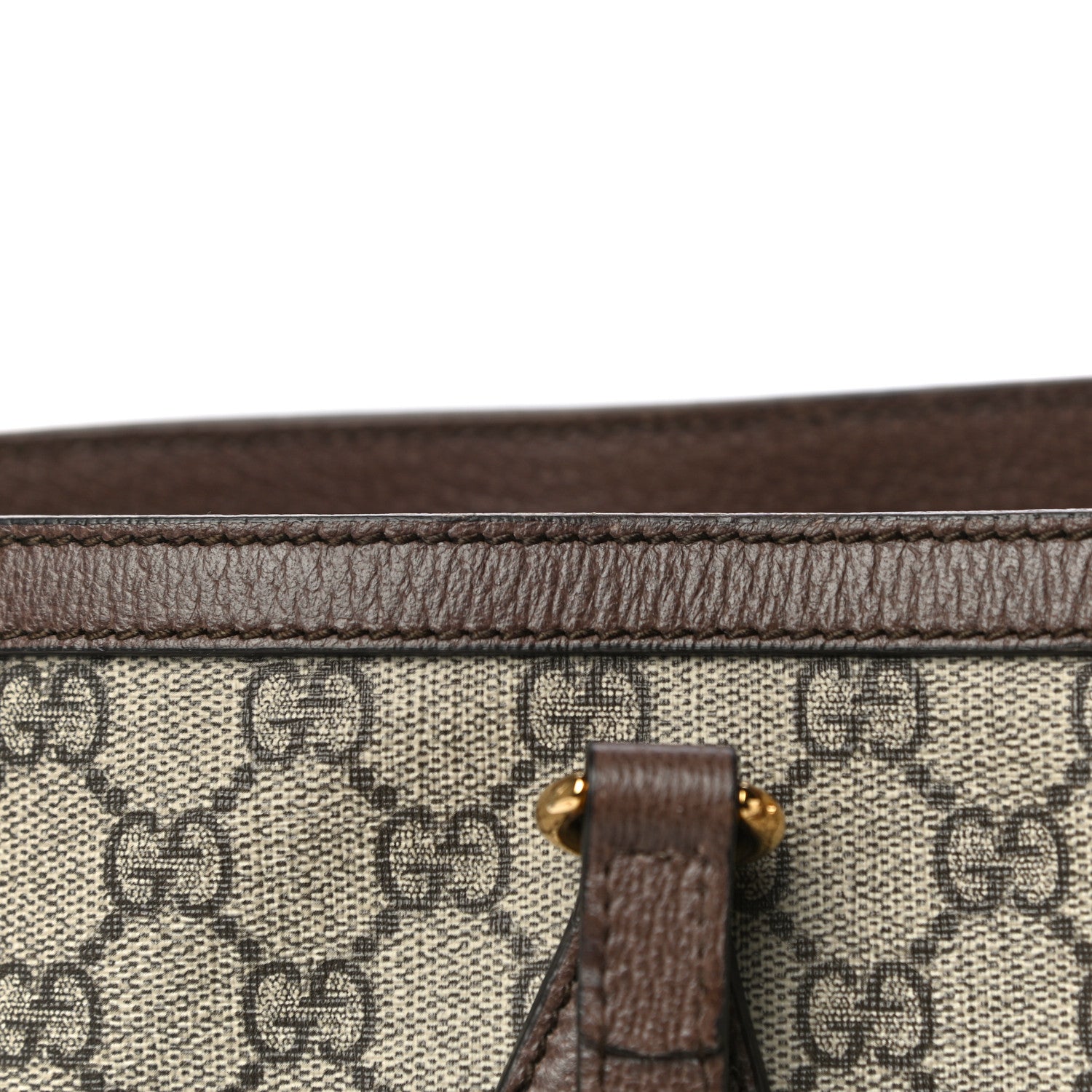 Gucci GG Supreme Monogram Medium Ophidia Shopping Tote Brown 12 of 15