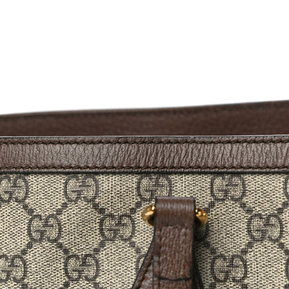 Gucci GG Supreme Monogram Medium Ophidia Shopping Tote Brown 12 of 15