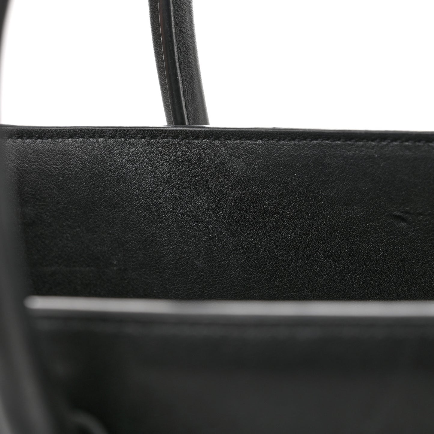 Calfskin Small Sac De Jour Black