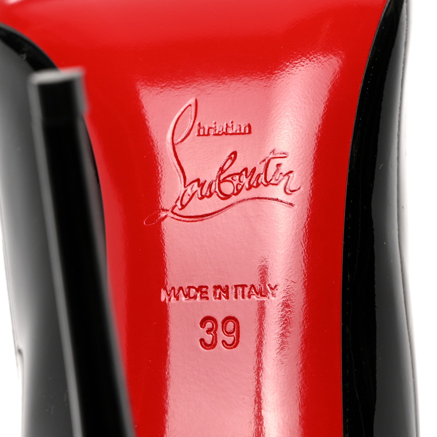 Christian Louboutin Patent Pigalle Follies 100 Pumps 39 Black 7 of 8