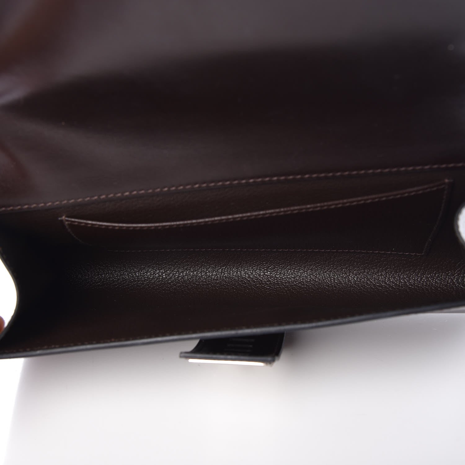 Hermes Box Medor 23 Clutch Chocolate 5 of 7