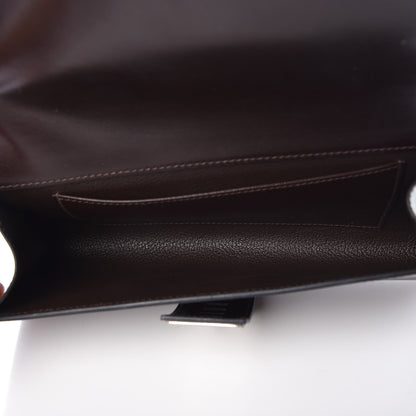 Hermes Box Medor 23 Clutch Chocolate 5 of 7