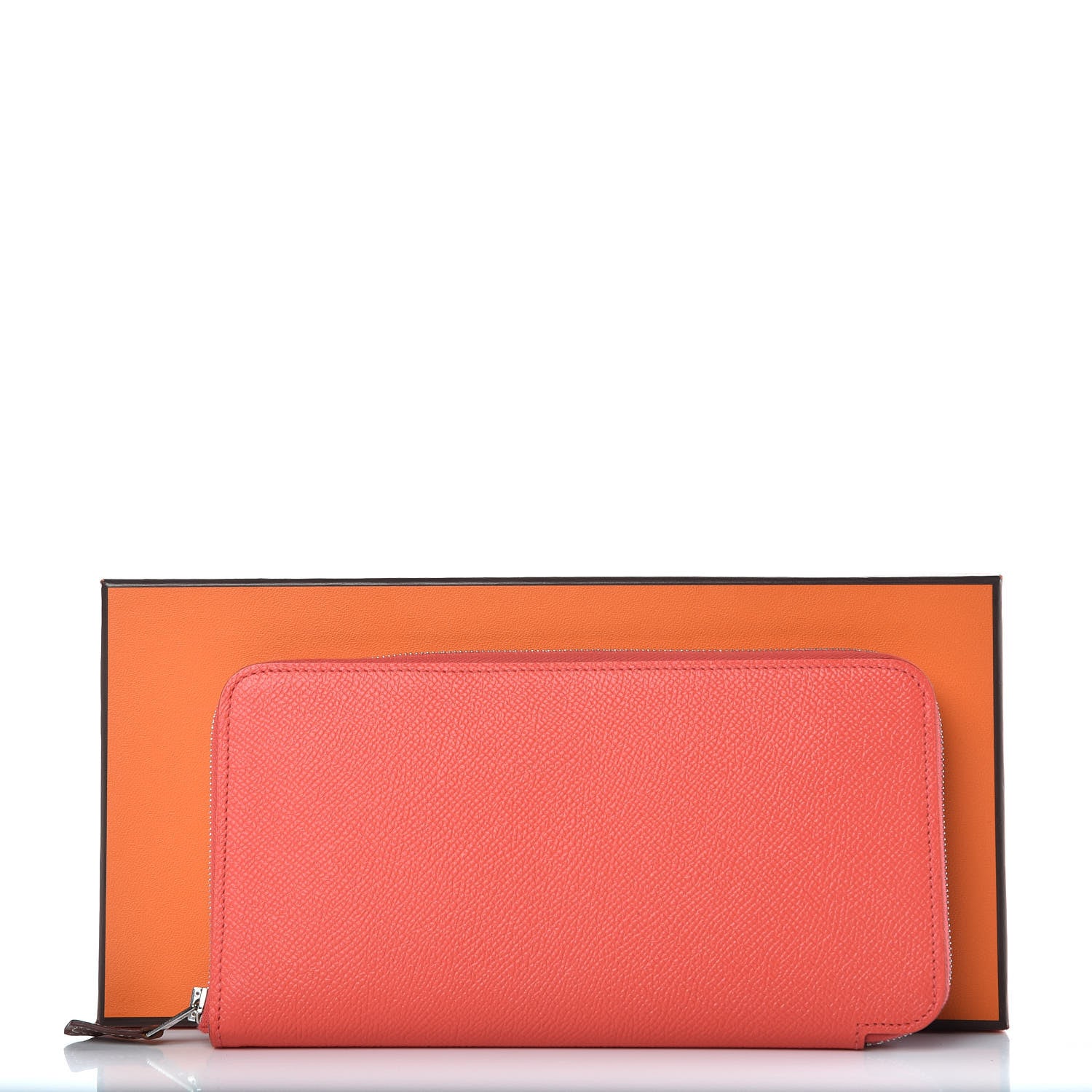 Hermes Epsom Silk'in Wallet Rose Jaipur 8 of 8