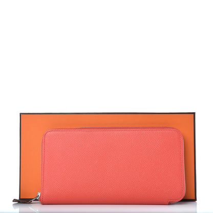 Hermes Epsom Silk'in Wallet Rose Jaipur 8 of 8