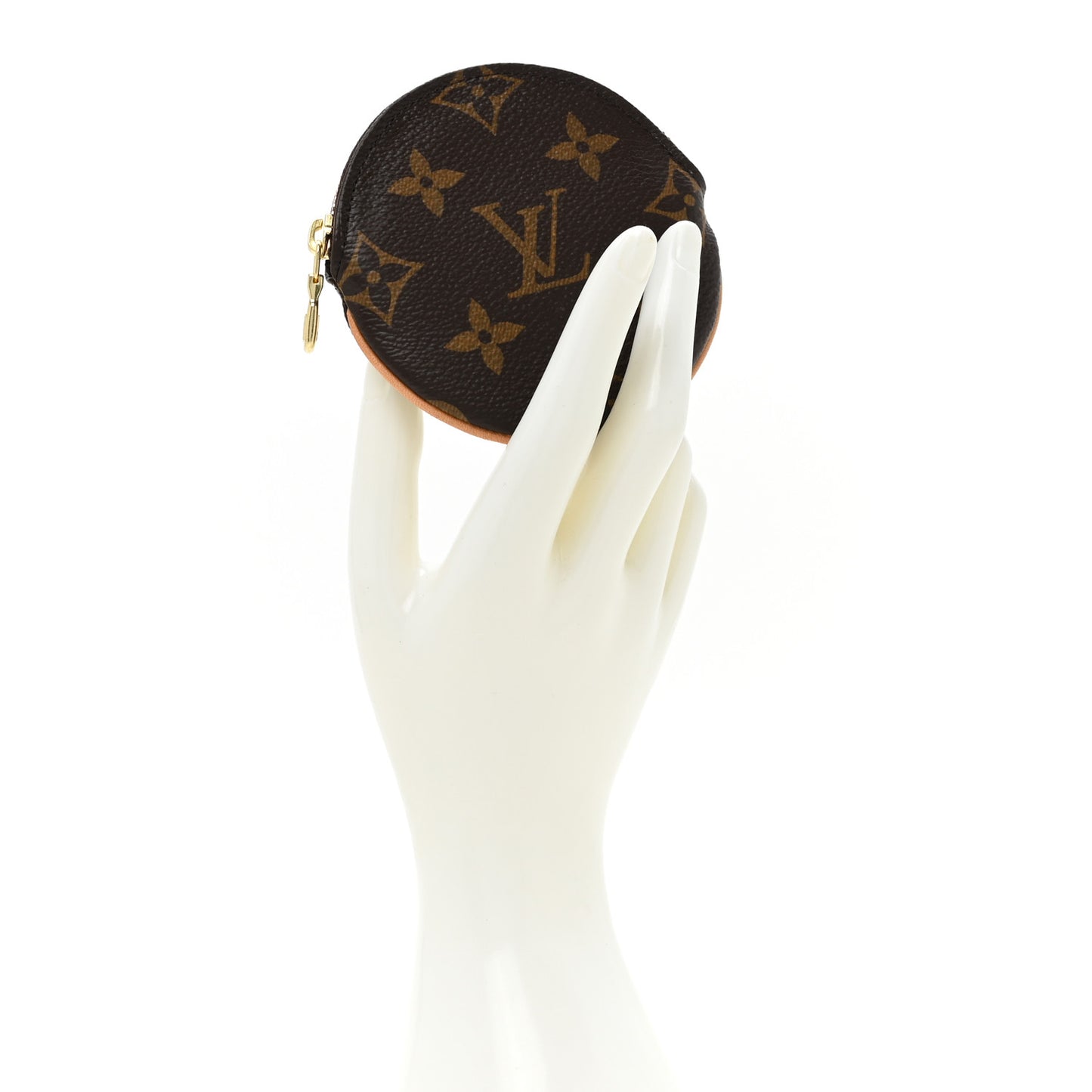 Monogram Round Coin Purse