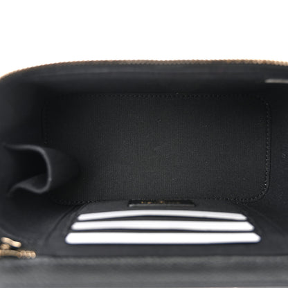 Chanel Caviar Quilted Small Tiny CC Vanity Case With Chain Black 5 of 11
