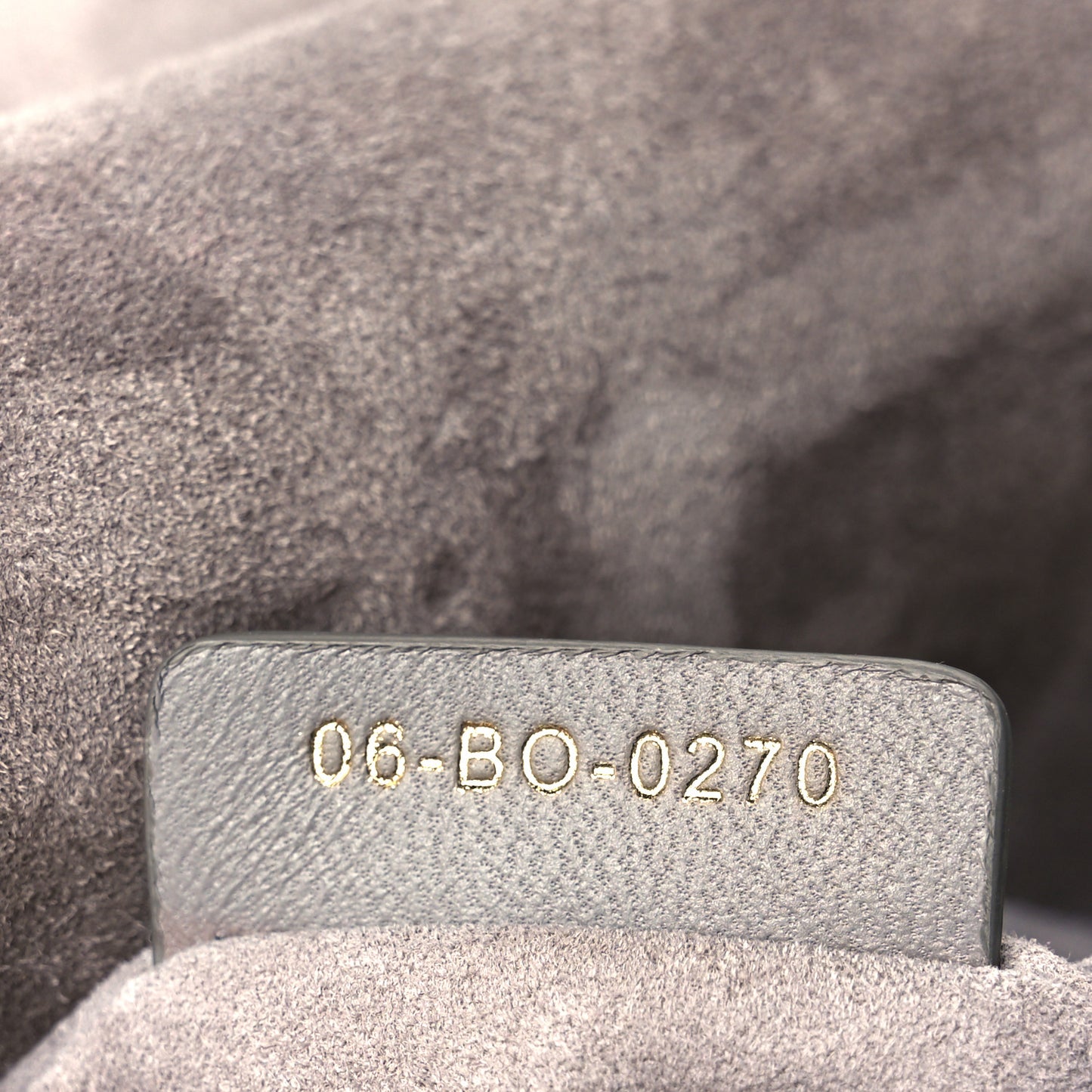 Lambskin Cannage Medium Lady Dior Grey