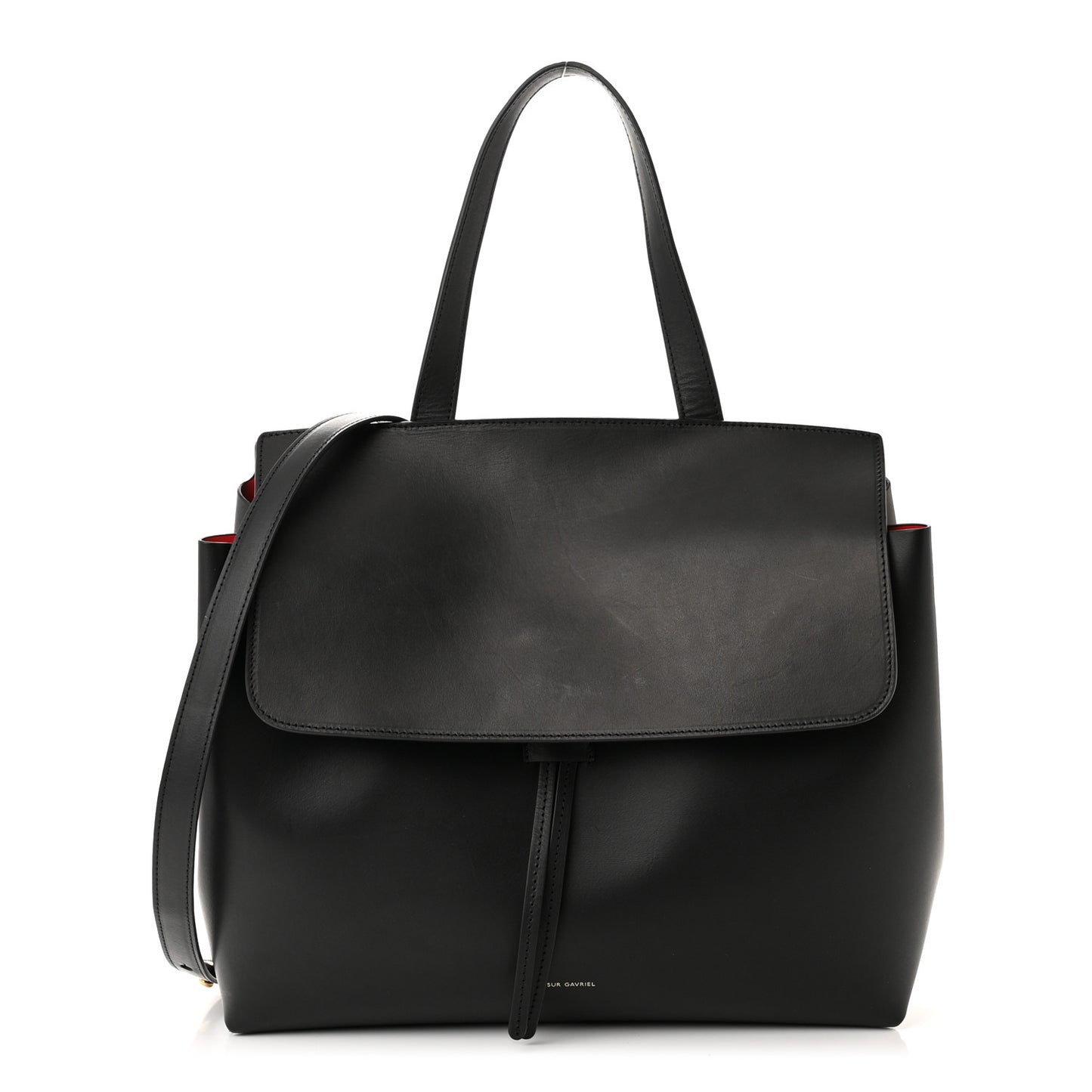 Calfskin Lady Bag Black Flamma
