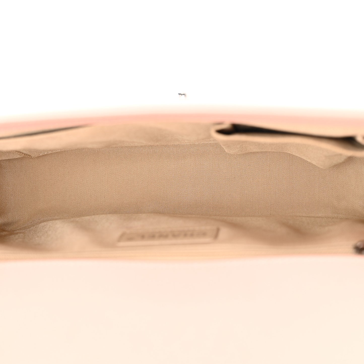 Patent Chevron Quilted New Medium Boy Flap Light Pink