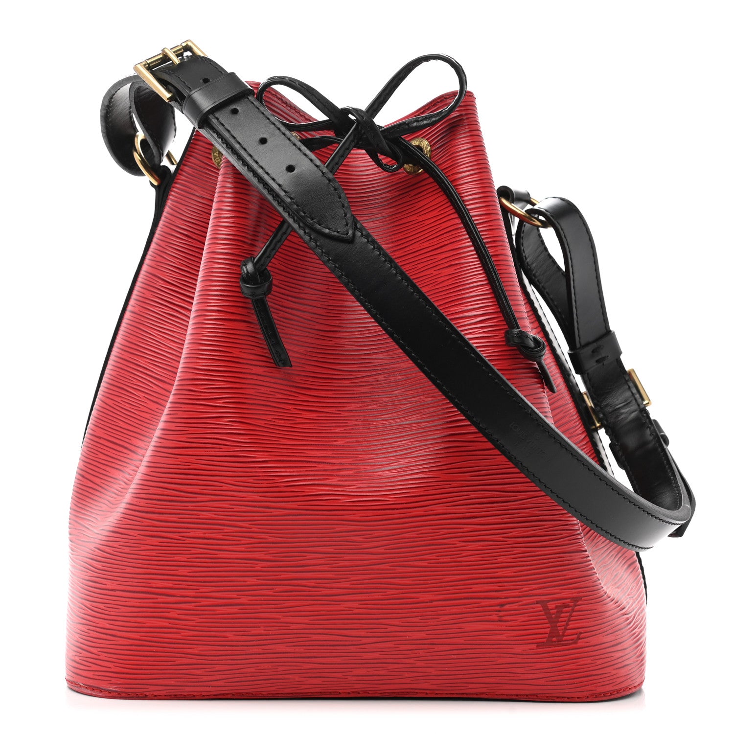 Louis Vuitton Epi Petit Noe Red Black 1 of 10