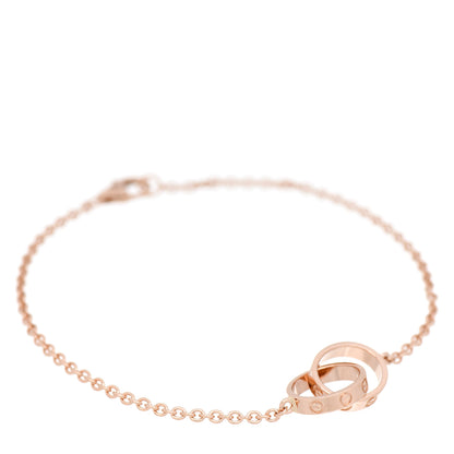 Cartier 18K Pink Gold Interlocking LOVE Bracelet 1 of 5